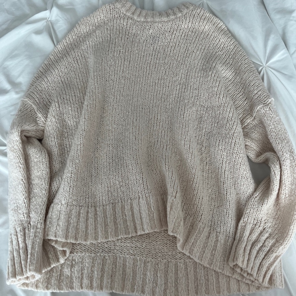 Cozy Knit Sweater in Cream